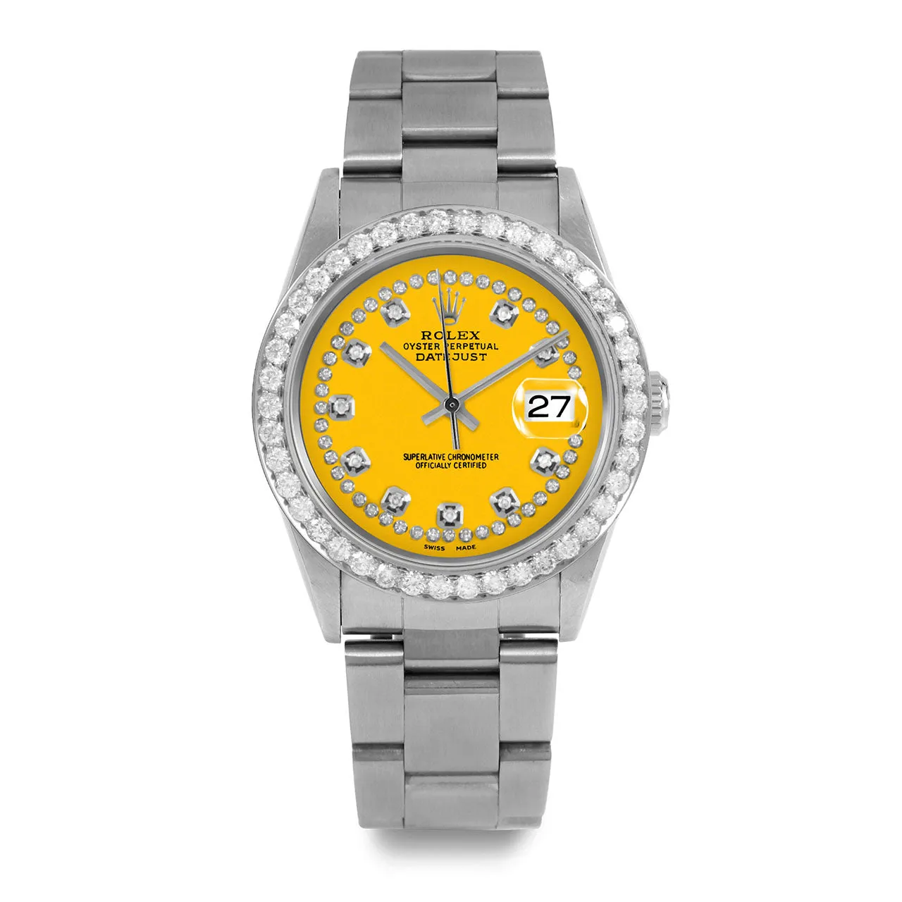 Rolex Datejust 36mm | 16234-YLW-STRD-25CT-OYS