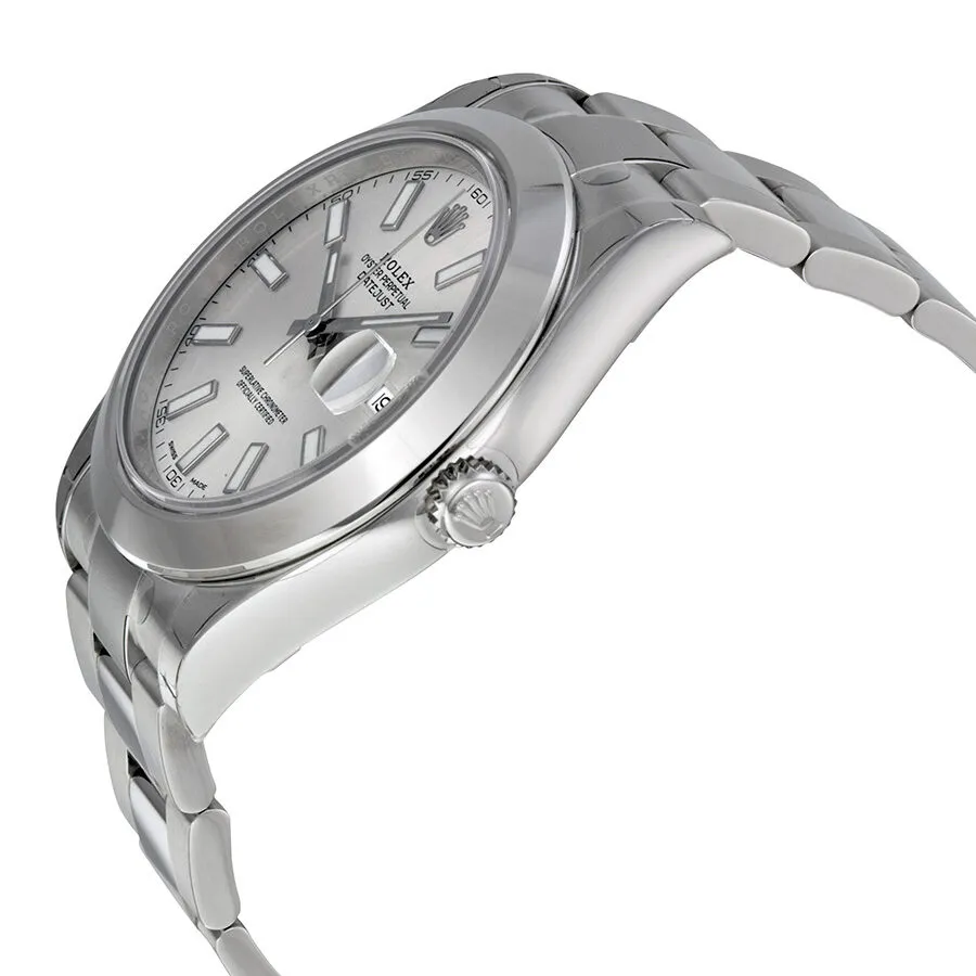 Rolex Datejust II Silver Dial Stainless Steel Oyster Bracelet Automatic Men's Watch 116300SSO