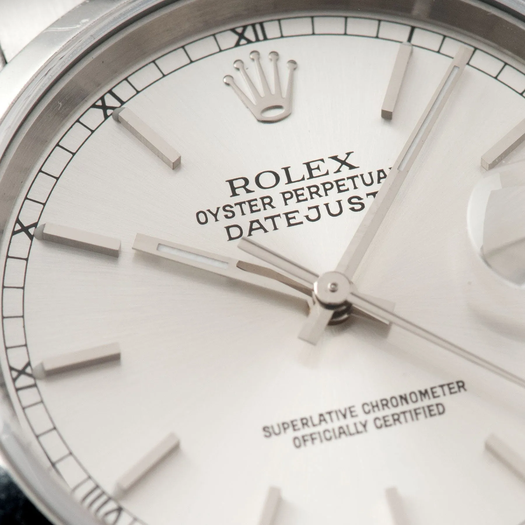 Rolex Datejust Silver Dial Reference 16200