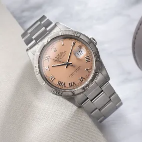 Rolex Datejust Turn-O-Graph Salmon Dial ref 16264