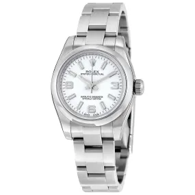 Rolex Lady Oyster Perpetual 26 White Dial Stainless Steel Oyster Bracelet Automatic Watch 176200WASO