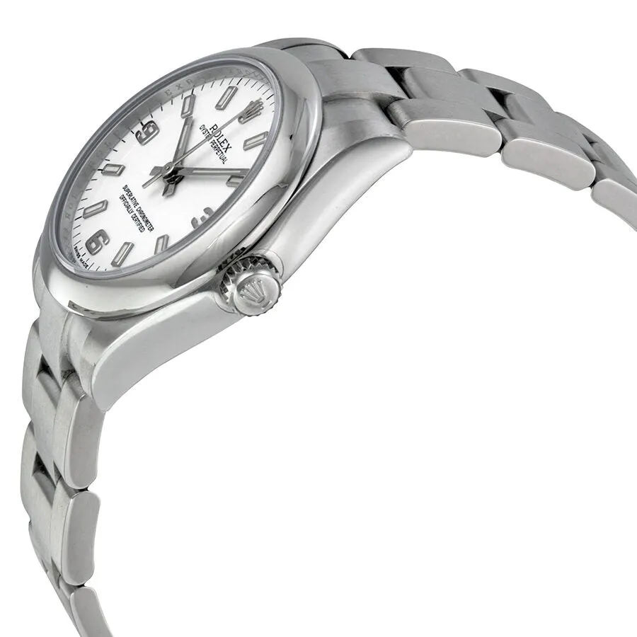 Rolex Oyster Perpetual 31 mm White Dial Stainless Steel Bracelet Automatic Unisex Watch 177200WASO