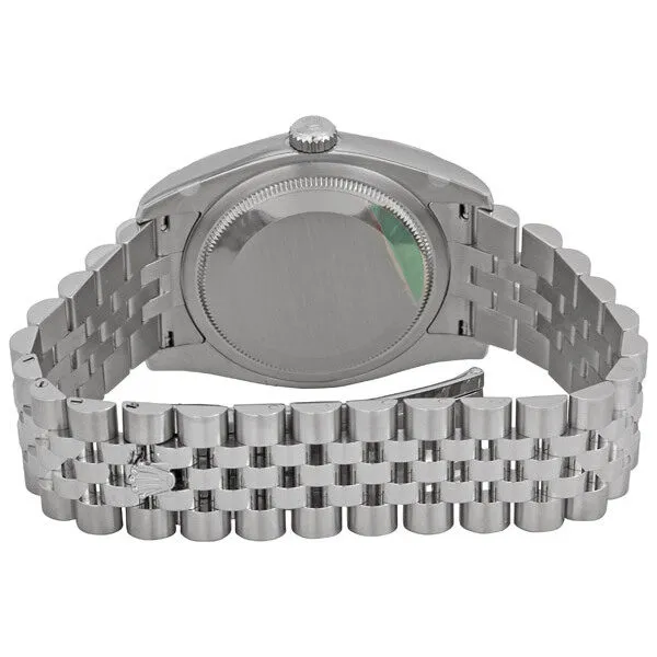 Rolex Oyster Perpetual 36 mm Silver Dial Stainless Steel Jubilee Bracelet Automatic Men's Watch 116234SJDJ