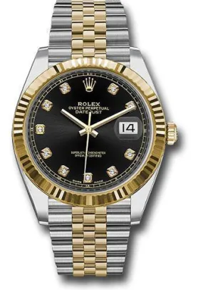 Rolex Steel and Yellow Gold Rolesor Datejust 41mm Watch 126333 bkdj