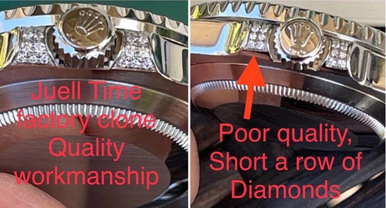 Rolex Submariner 116610LN Steel 116659SABR Natural VS / F Diamonds Sapphires