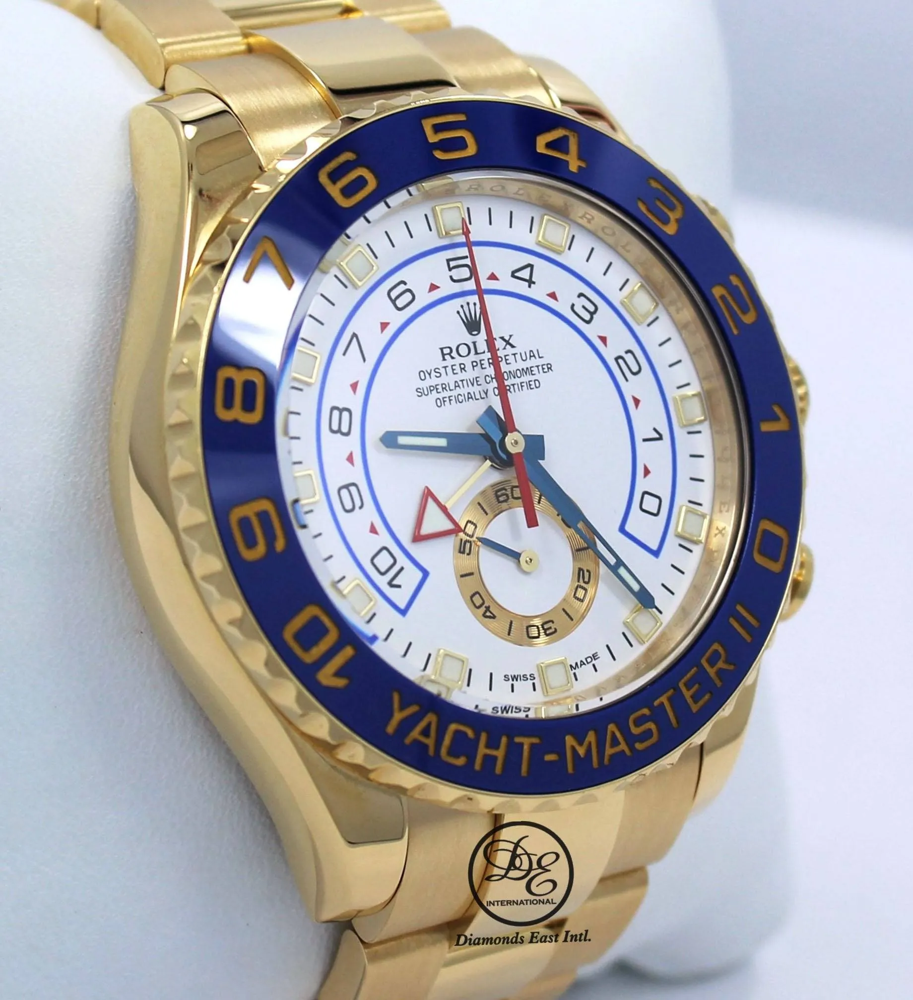 Rolex Yacht Master II 116688 18K Yellow Gold Watch / Rubber B Band Watch MINT