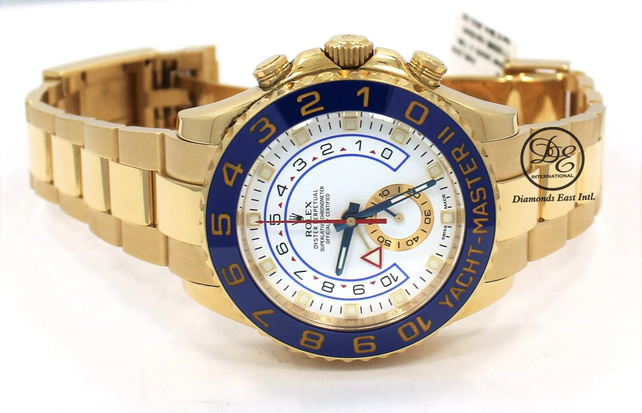 Rolex Yacht Master II 116688 18K Yellow Gold Watch / Rubber B Band Watch MINT
