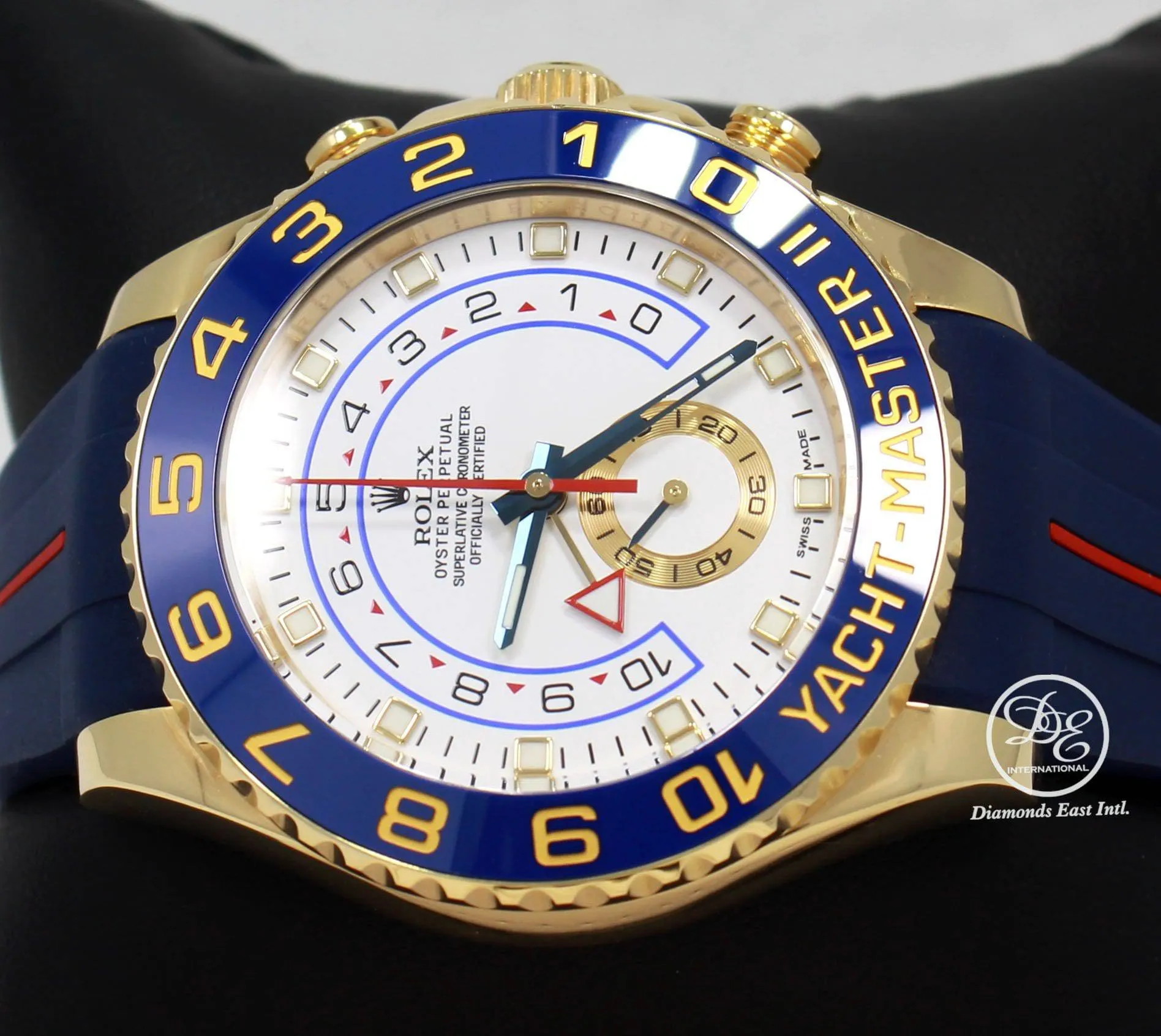 Rolex Yacht Master II 116688 18K Yellow Gold Watch / Rubber B Band Watch MINT