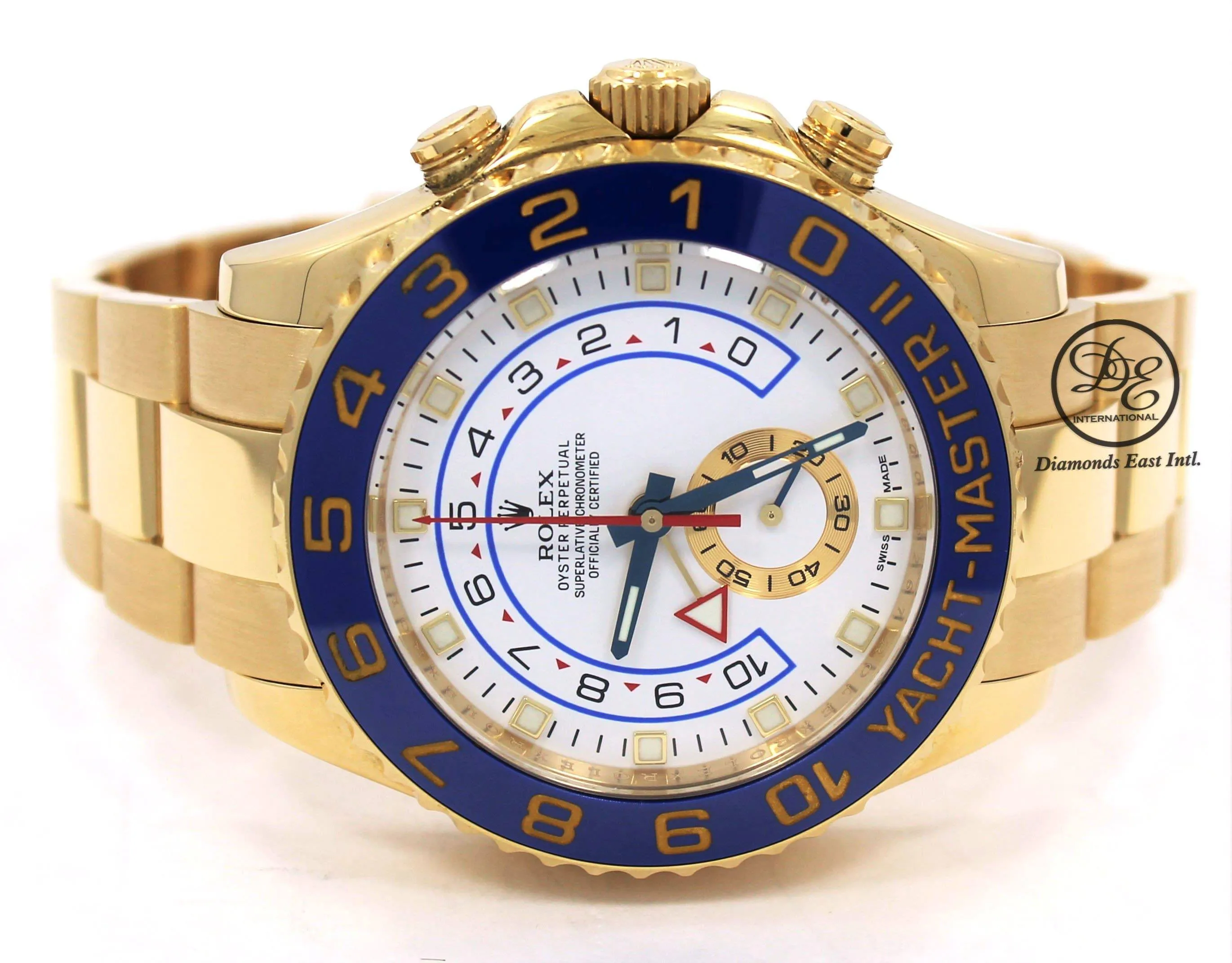 Rolex Yacht Master II 116688 18K Yellow Gold Watch / Rubber B Band Watch MINT