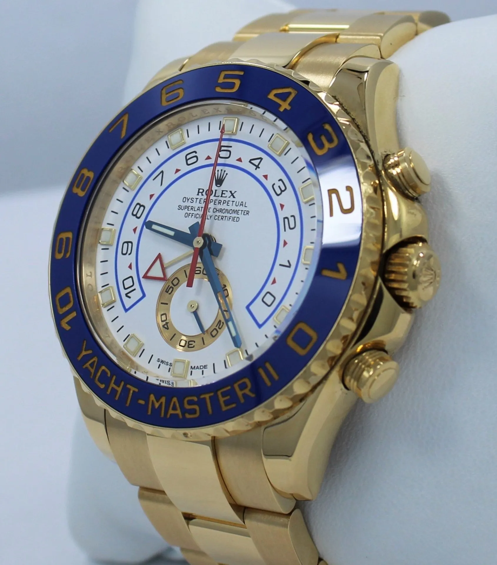 Rolex Yacht-Master II 18k Yellow Gold 116688 Oyster Watch MINT
