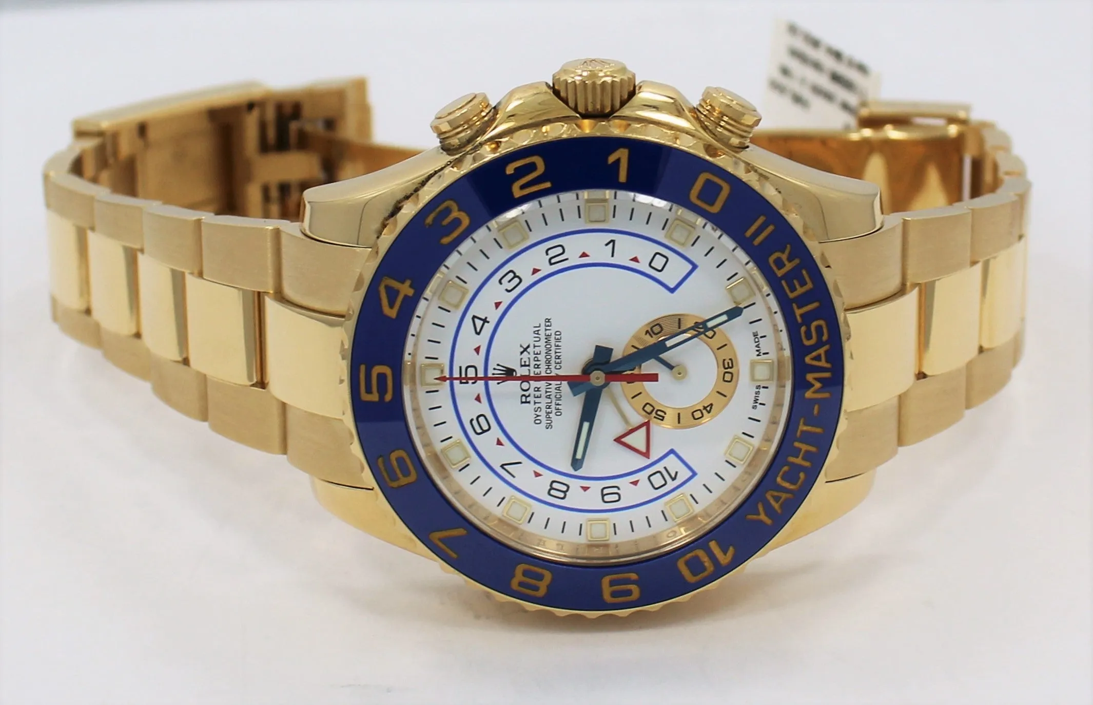 Rolex Yacht-Master II 18k Yellow Gold 116688 Oyster Watch MINT