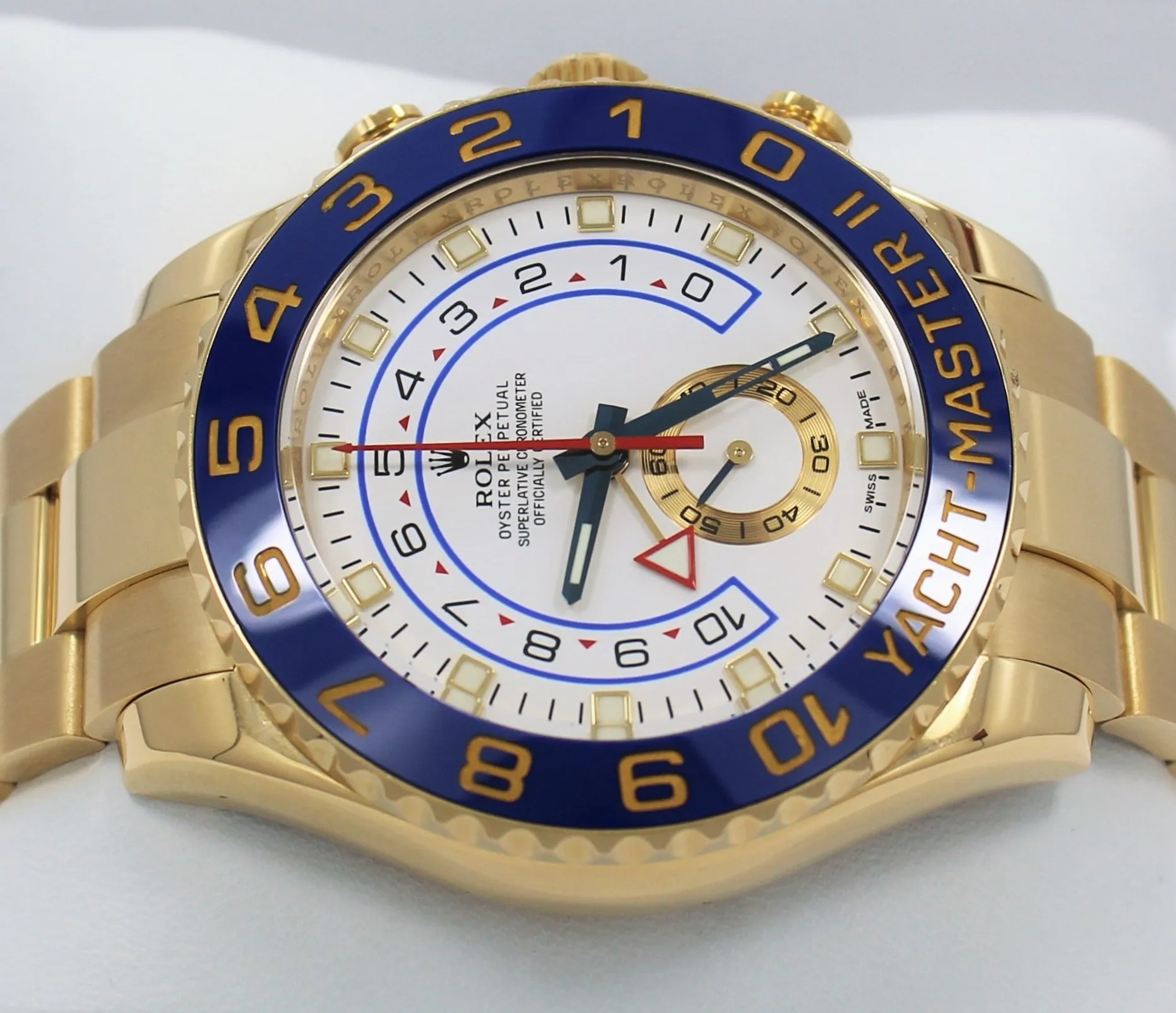 Rolex Yacht-Master II 18k Yellow Gold 116688 Oyster Watch MINT