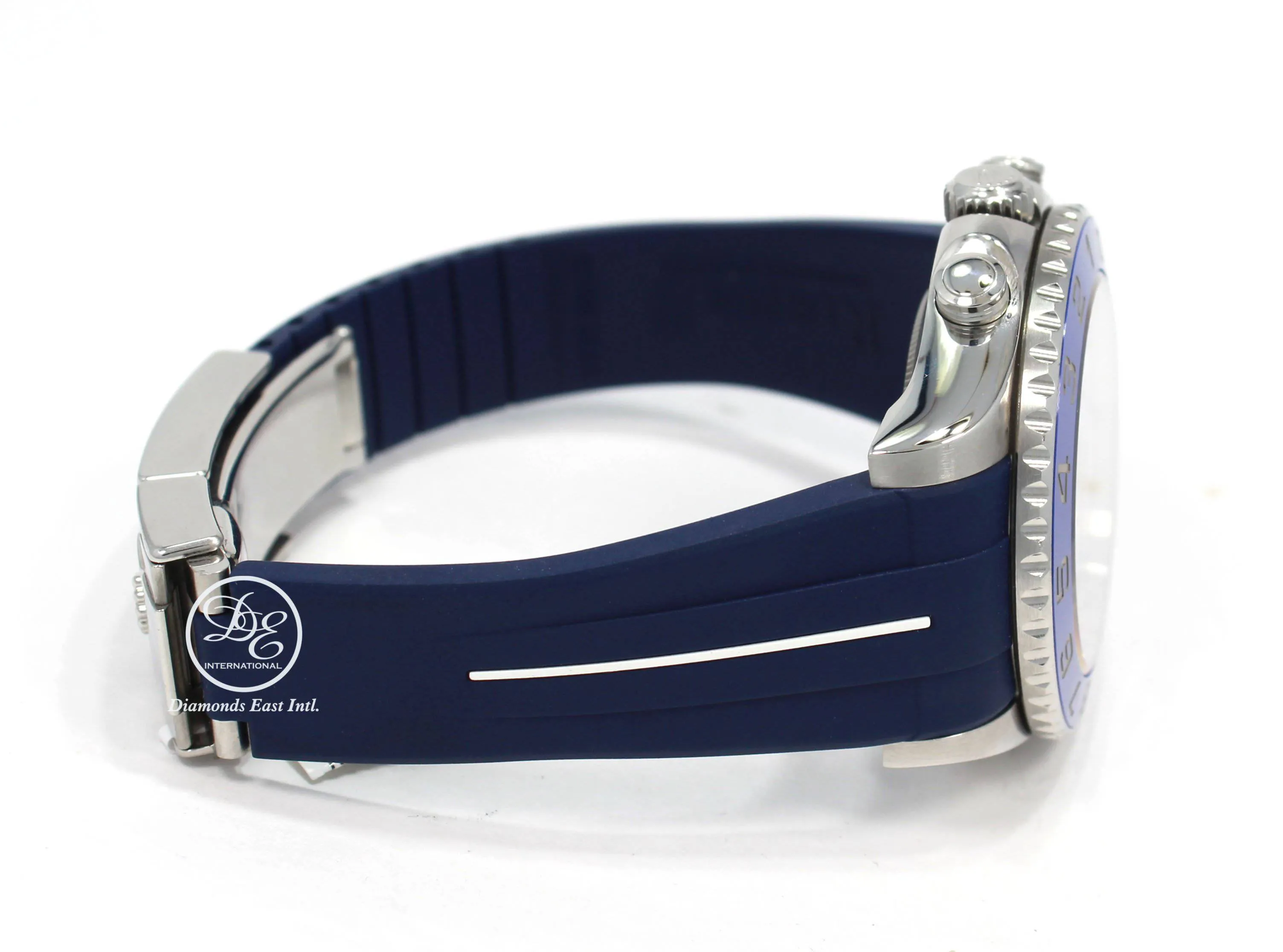 Rolex Yacht-Master II 44mm 116680 Blue Rubber B Band and Oyster Bracelet BOX/PAPERS