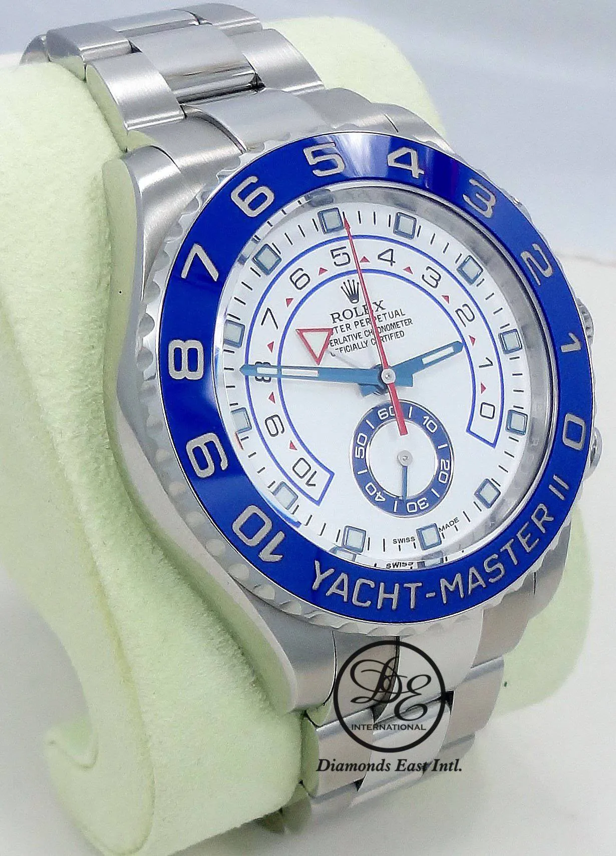 Rolex Yacht-Master II 44mm 116680 Blue Rubber B Band and Oyster Bracelet BOX/PAPERS
