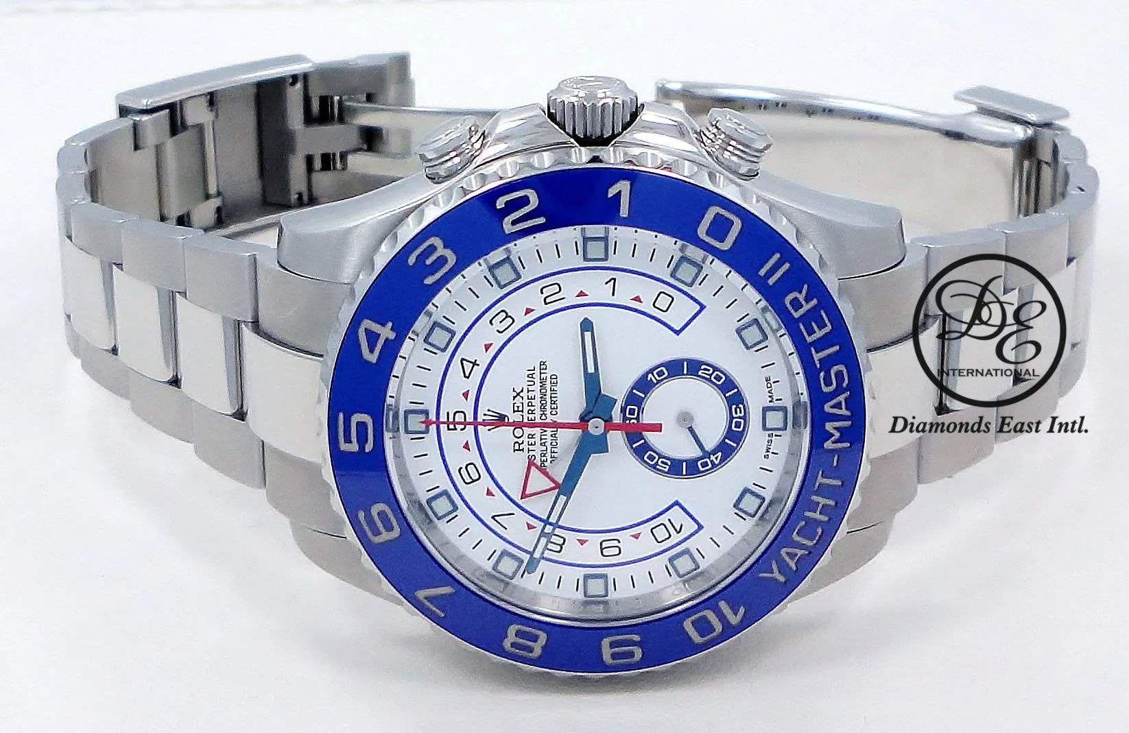 Rolex Yacht-Master II 44mm 116680 Blue Rubber B Band and Oyster Bracelet BOX/PAPERS