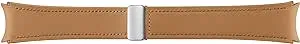 Samsung Galaxy Watch6 D-Buckle Hybrid Leather Band (Slim, S/M) Camel