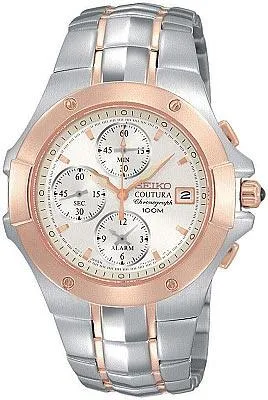 Seiko Men's Coutura Alarm Chronograph Watch SNAC40