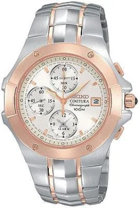 Seiko Men's Coutura Alarm Chronograph Watch SNAC40