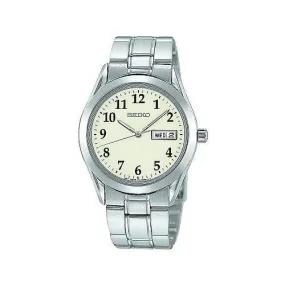 Seiko Men's Day Date LumiBrite Dial Quartz Watch SGG799