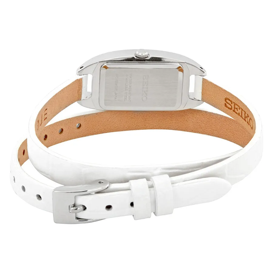 Seiko Mother of Pearl Dial Crystal Ladies Watch SUP391