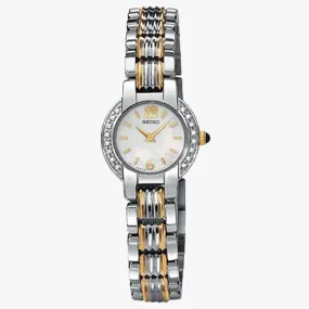 Seiko SUJC43 Women's Dress MOP Dial Two Tone Steel Bracelet Diamond Watch