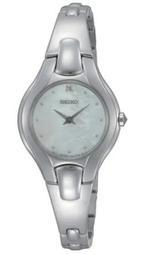 Seiko SUJF85 Women's Quartz Diamond Stainless Steel Bangle Bracelet Watch