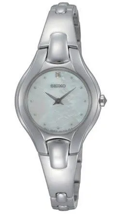 Seiko SUJF85 Women's Quartz Diamond Stainless Steel Bangle Bracelet Watch