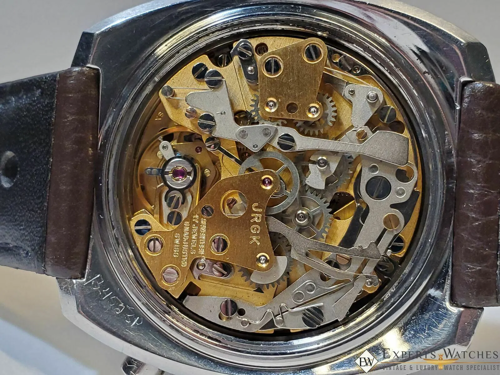 Serviced Vintage ChronoSport Chronograph Automatic Calibre 12 11 Orange Autavias