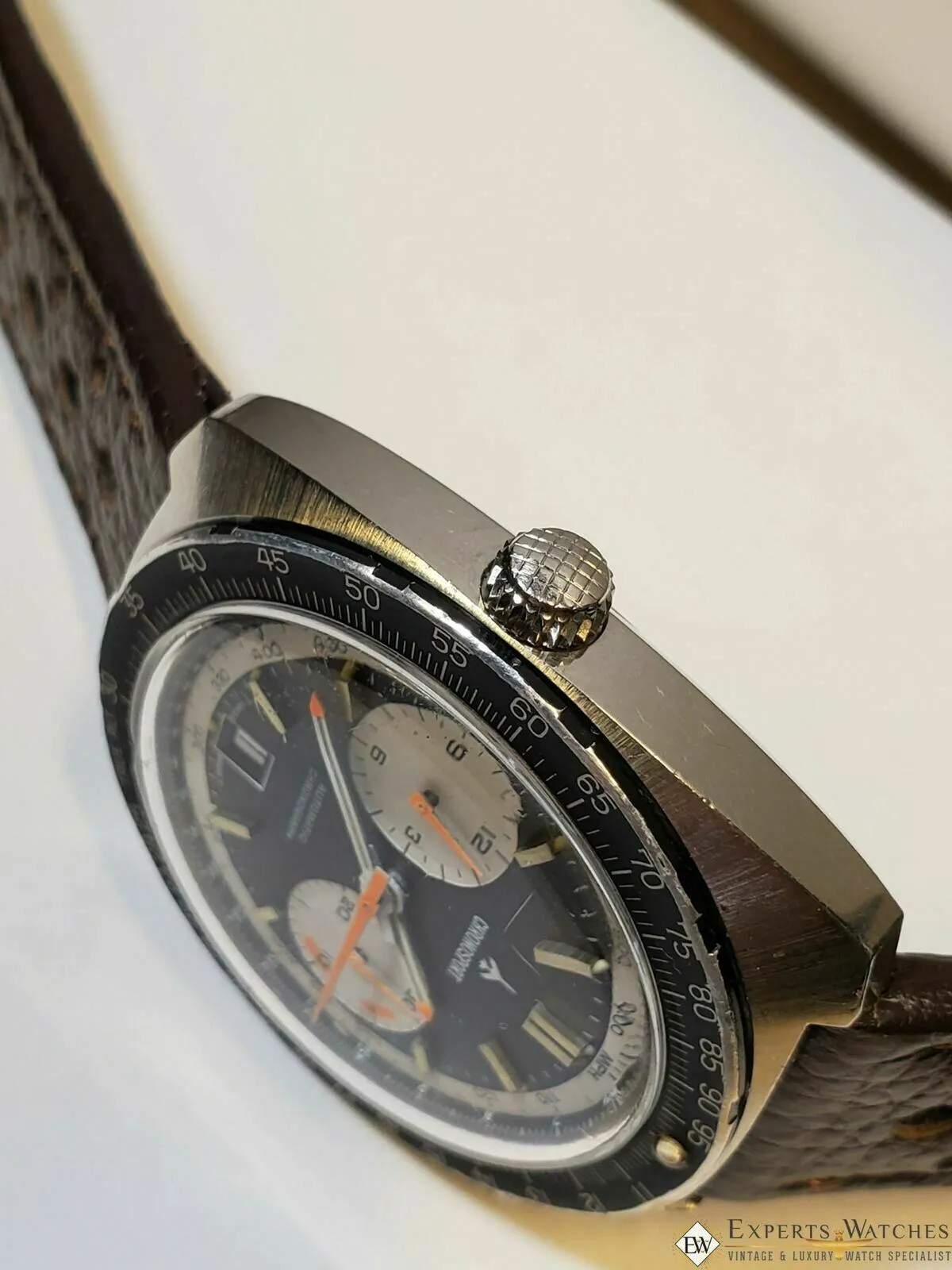 Serviced Vintage ChronoSport Chronograph Automatic Calibre 12 11 Orange Autavias