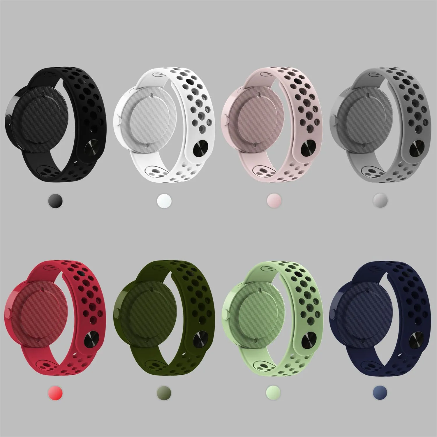 Sidiou Group New Fashion LED Digital Watch For Women Round Dial Sports Electronic Wrist Watch Waterproof Breathable Silicone Watches