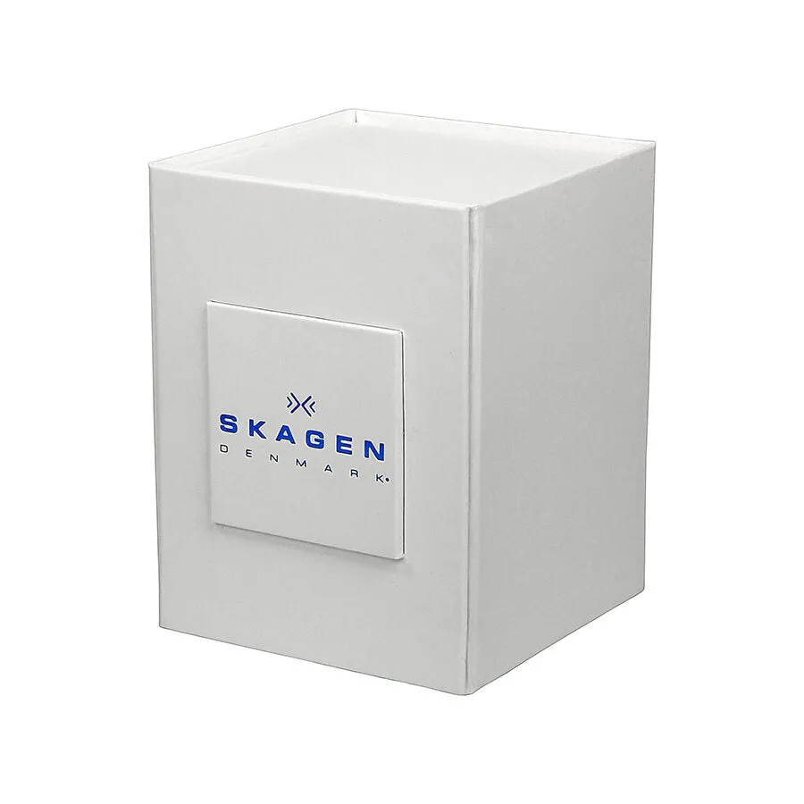Skagen Gitte White Dial Stainless Steel Mesh Ladies Watch SKW2140