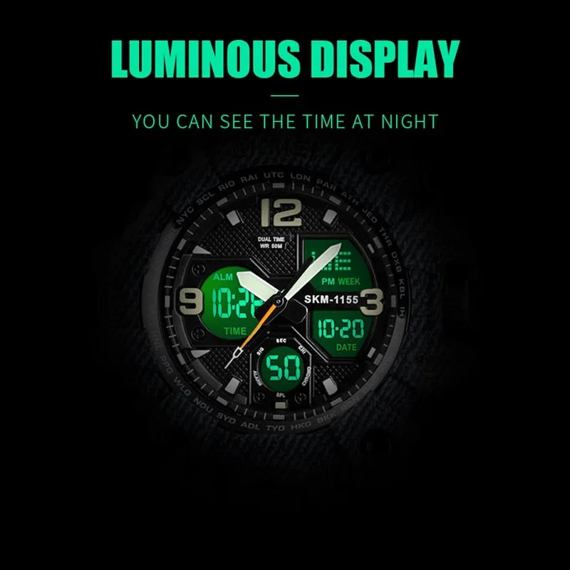 SKMEI Military Watch SK-1155B 50m Water Resist