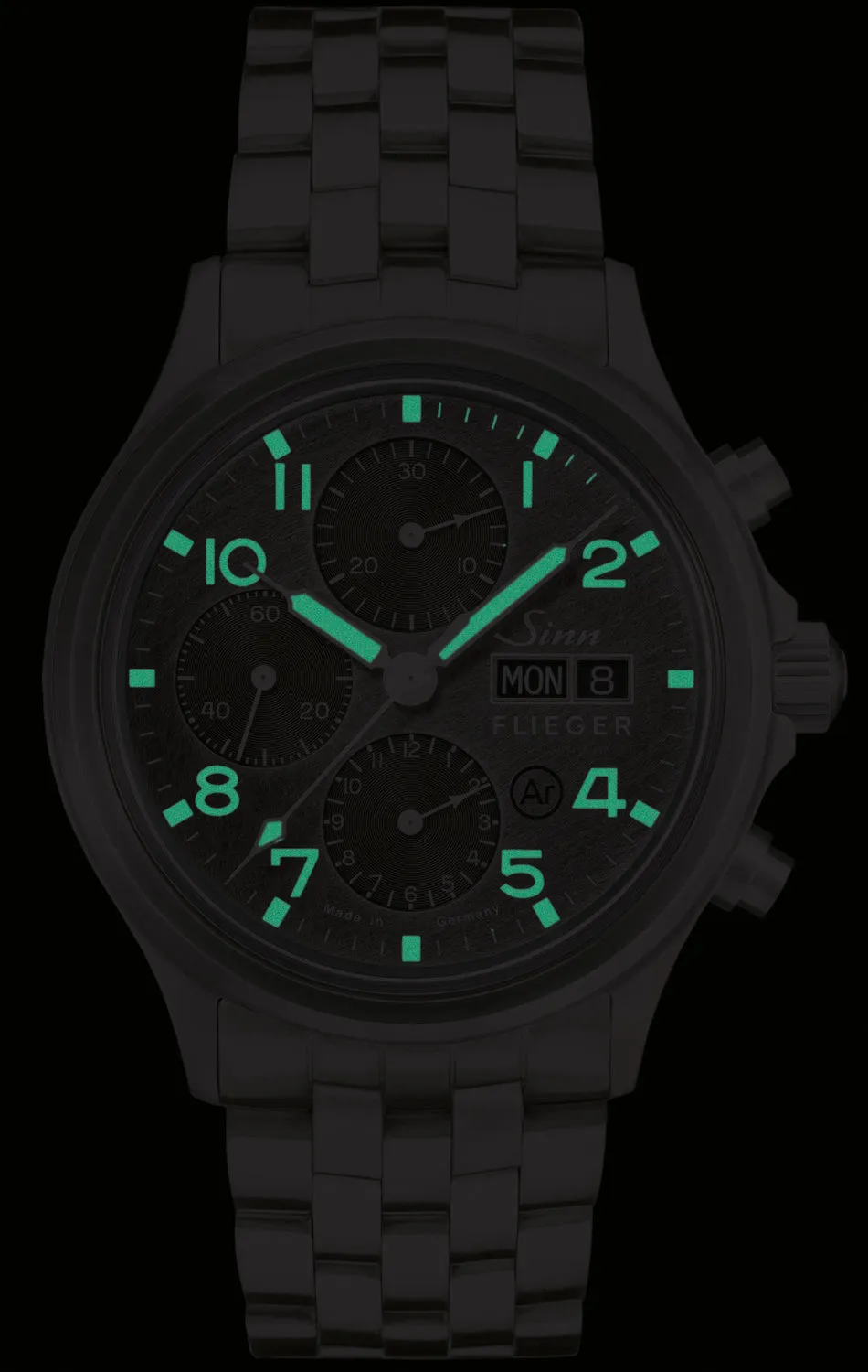 SN Watch 358 Sa Pilot DS Fine Link Bracelet