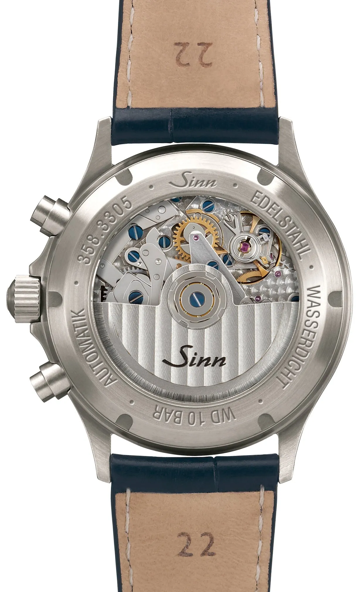 SN Watch 358 Sa Pilot DS Fine Link Bracelet