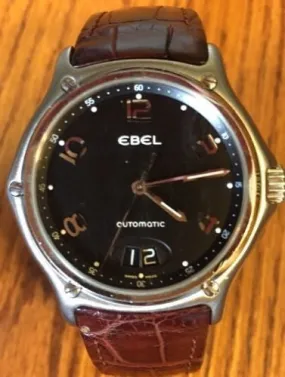 Sold!!! Ebel 1911 Senior Automatic with Big date XL  Model #: 9125250