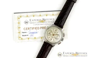 SOLD!!!  Vintage 1950s Lemania 105 Chronograph WWII Cal 1275 (320 / 321) CH27 Watch CPO