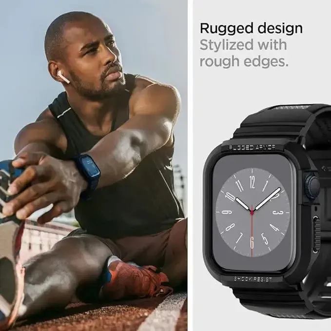Spigen Rugged Armor Pro Strap 44/45 MM - Green