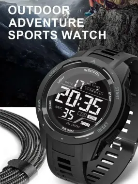 Sport Digitaluhr – 50M Wasserdichte Multifunktionsuhr mit LED