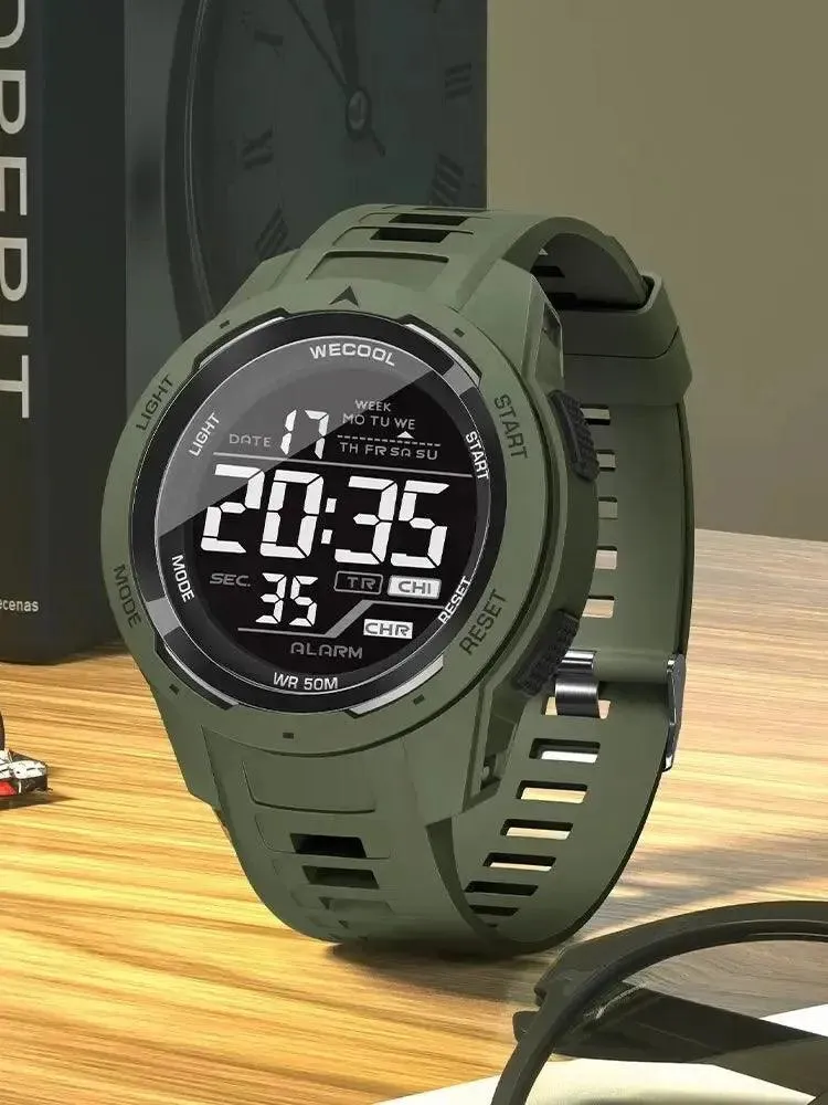 Sport Digitaluhr – 50M Wasserdichte Multifunktionsuhr mit LED