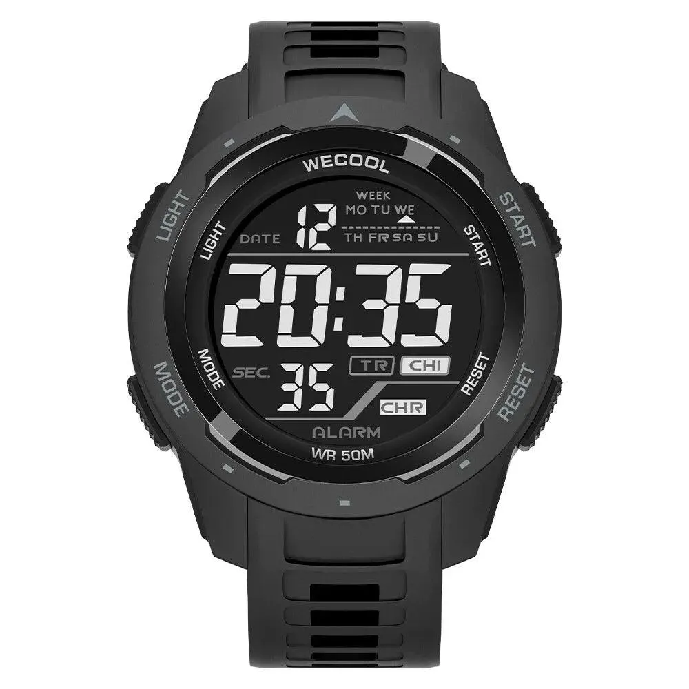 Sport Digitaluhr – 50M Wasserdichte Multifunktionsuhr mit LED