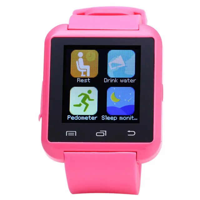 Sports Bluetooth 3.0 Smart Watch Outdoor Wristwatch Multifunction For Android Remote Camera Great For Running Best Gift