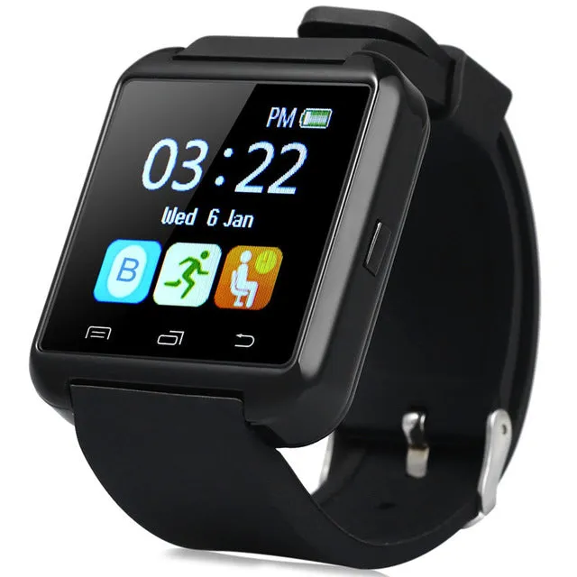 Sports Bluetooth 3.0 Smart Watch Outdoor Wristwatch Multifunction For Android Remote Camera Great For Running Best Gift