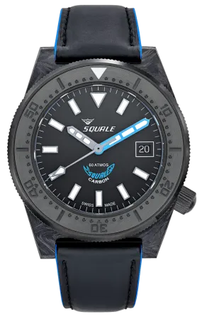 Squale 60 Atmos T-183 Forged Carbon Blue T-183FCBL