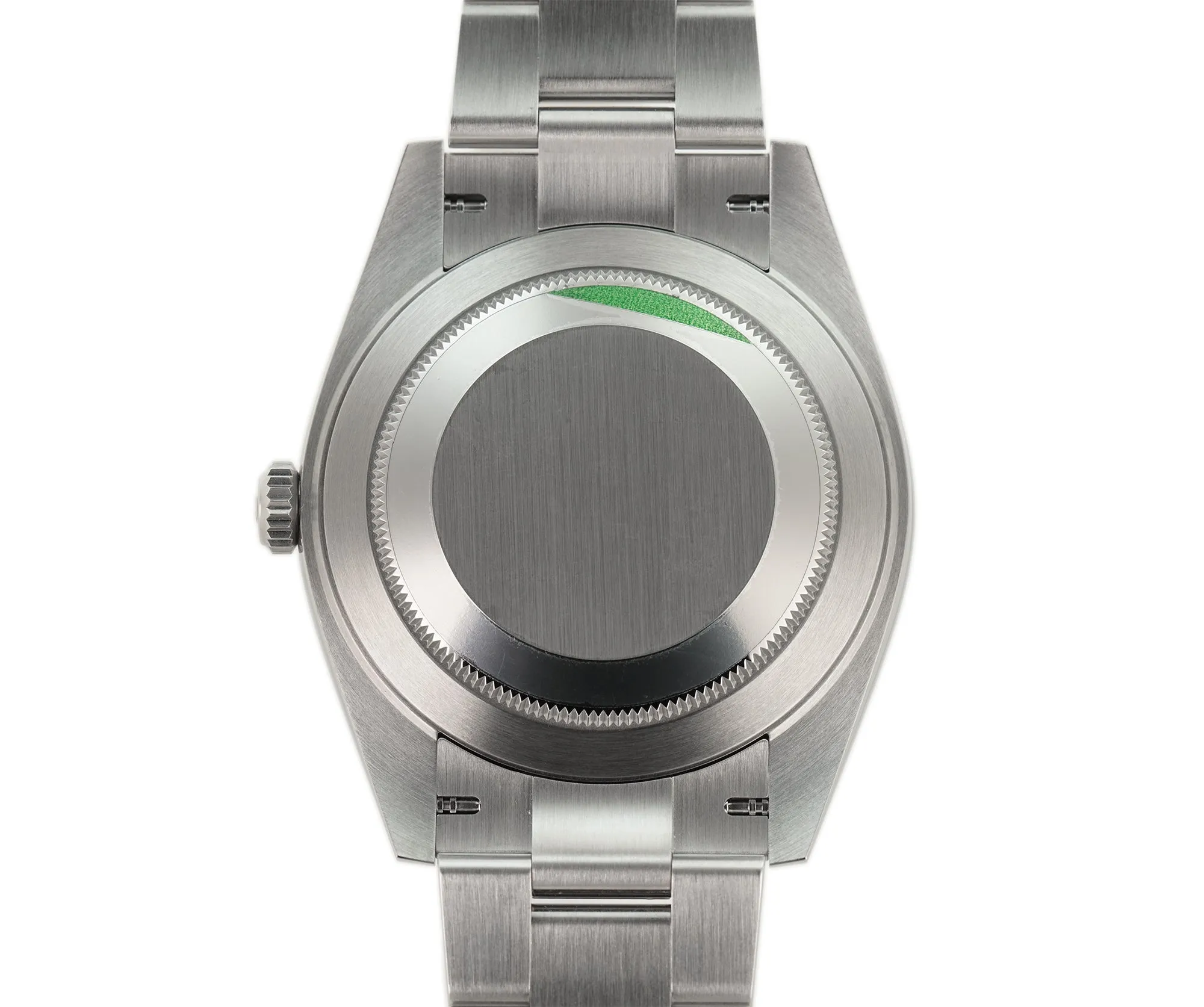 Steel Rhodium Diamond Dial Fluted Bezel Oyster Bracelet 41mm