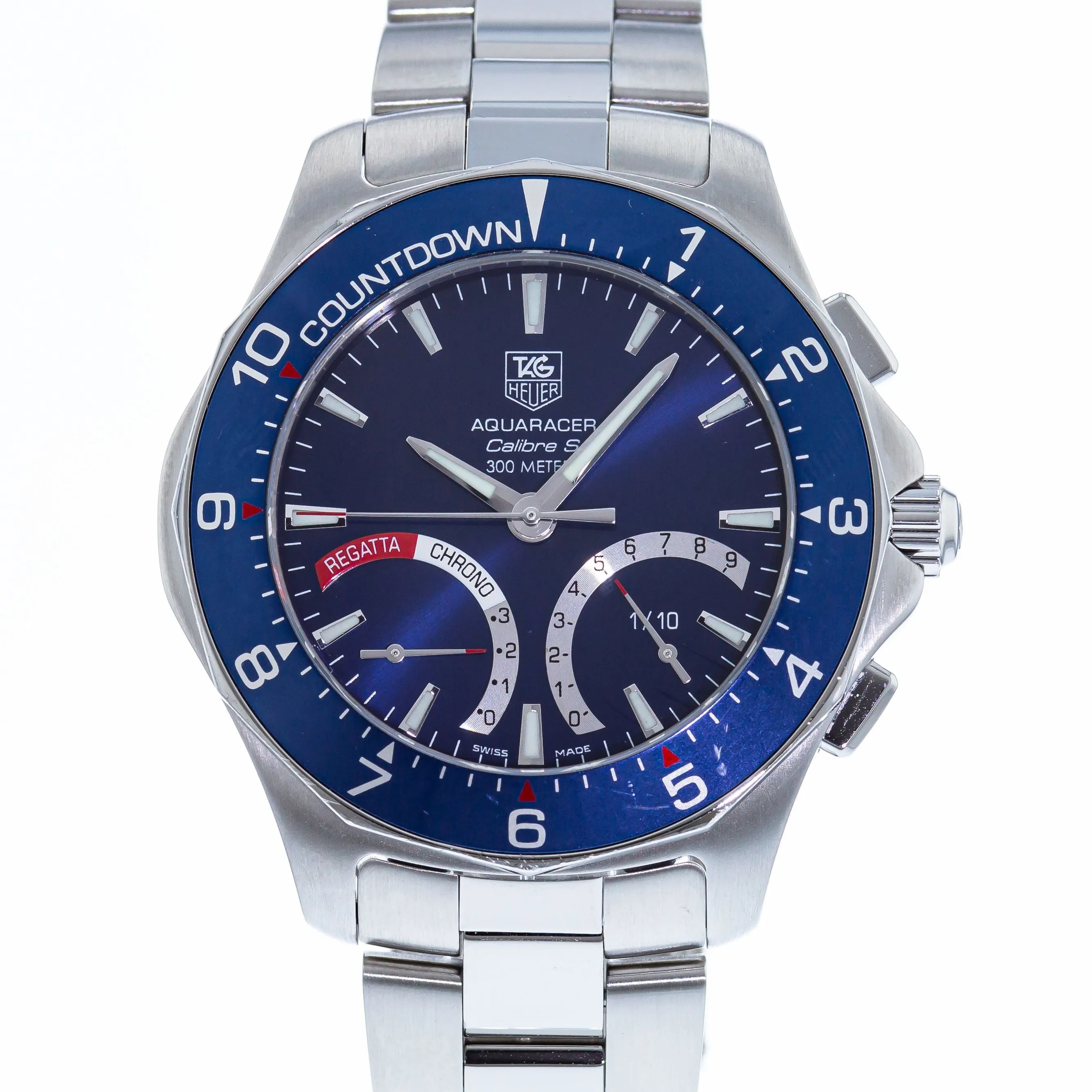 TAG Heuer Aquaracer 300M Calibre S Regatta Chronograph CAF7110