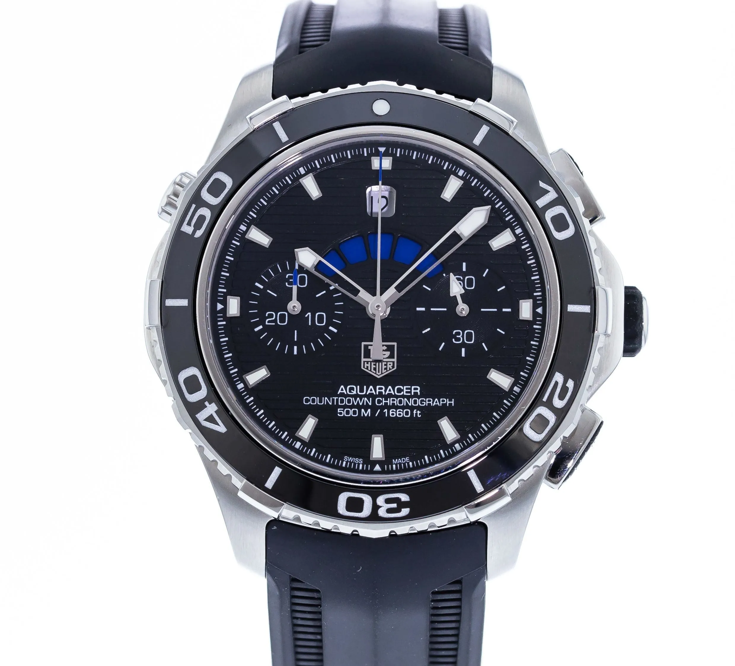 TAG Heuer Aquaracer 500M Calibre 72 Countdown Chronograph CAK211A