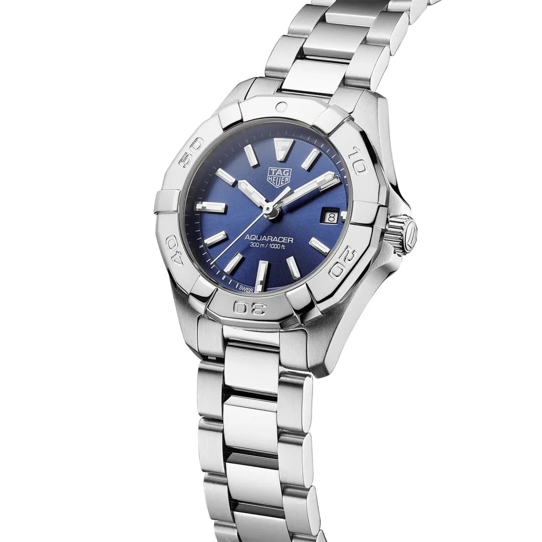TAG Heuer Blue Sunray Dial 27mm Lady Aquaracer Watch
