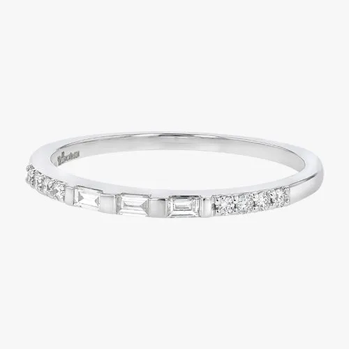 The Baguette and Round Diamond Band