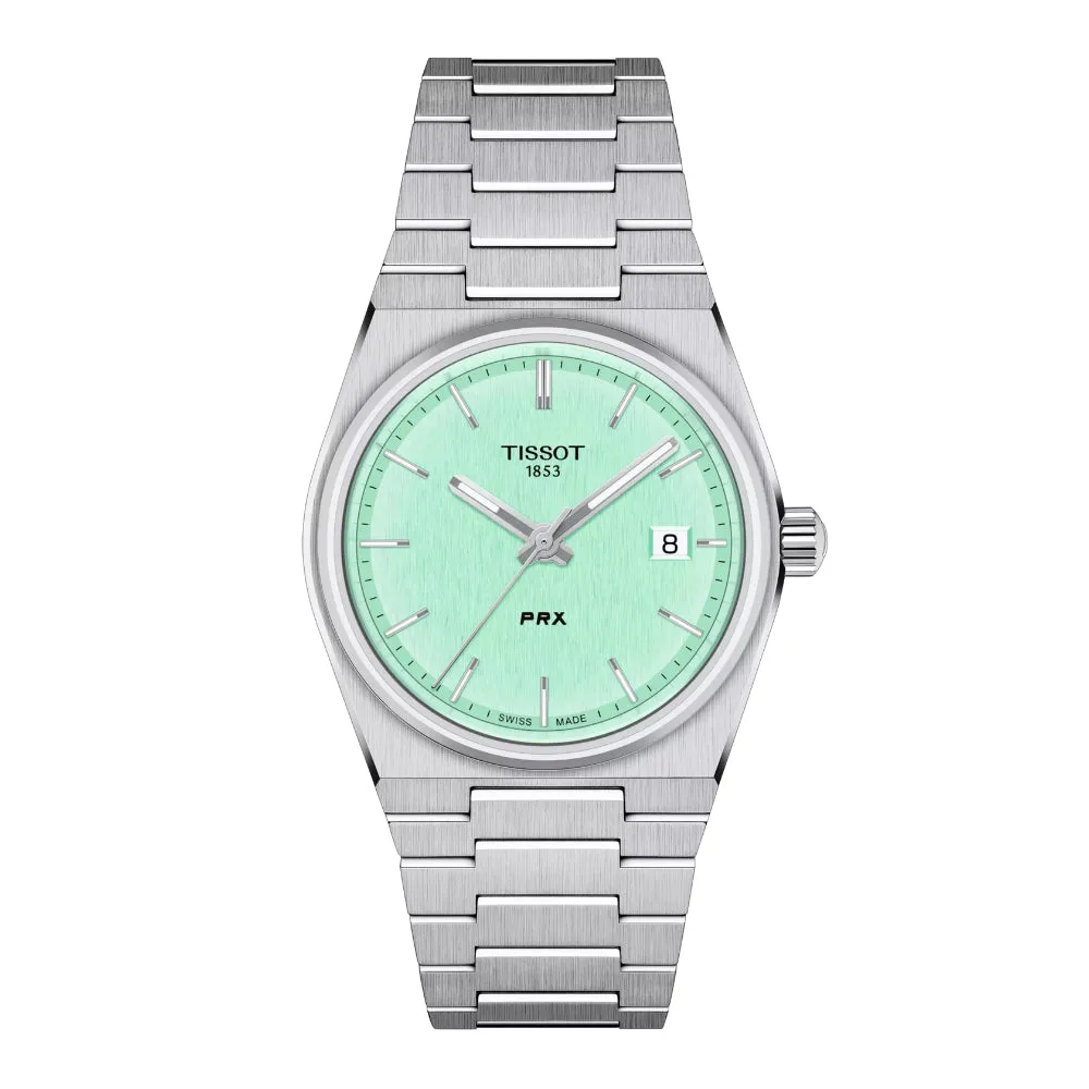 Tissot PRX 35mm Quartz Watch with Light Green Dial