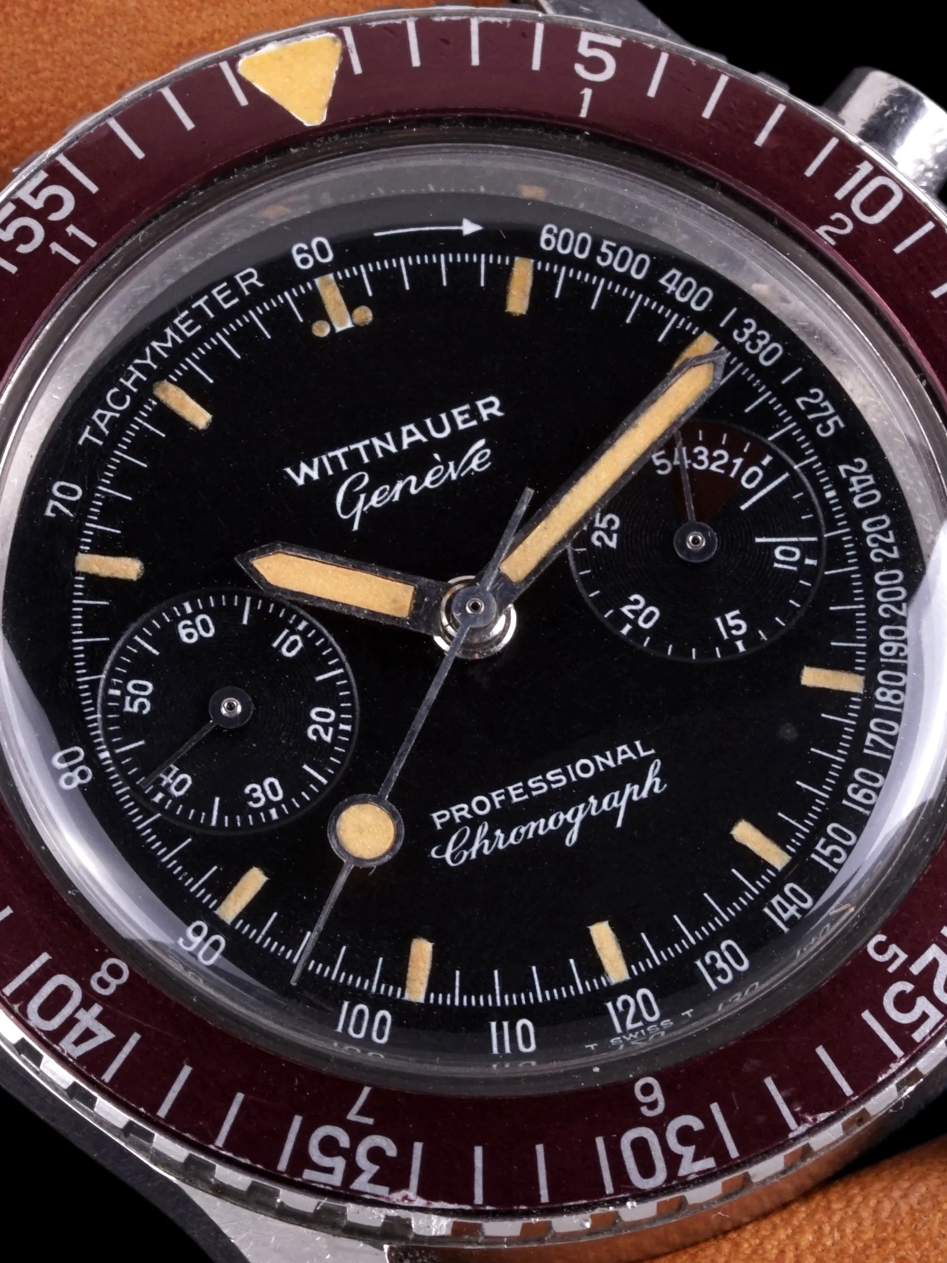 *Unpolished* 1960s Wittnauer Genève Professional Chronograph (Ref. 7004A)
